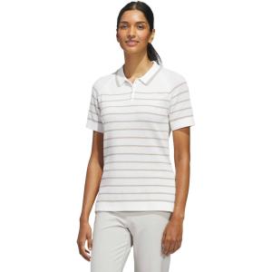 imageadidas Womens Ultimate365 Stripe Knit PoloWhite
