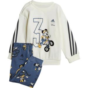 imageadidas babyboys Disney Mickey Mouse Jogger SetOff WhiteCarbonSemi Spark