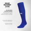 imageadidas Unisex Rivalry Sports Socks 2 Pairs Multisport OvertheCalf2Team Royal BlueWhite