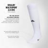 imageadidas Unisex Rivalry Sports Socks 2 Pairs Multisport OvertheCalf2WhiteBlack
