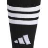 imageadidas unisex 3stripe Hoop Soccer Socks 1pair With Arch Compression for a Secure FitBlack 2White