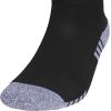 imageadidas unisex 3stripe Hoop Soccer Socks 1pair With Arch Compression for a Secure FitBlack 2White
