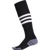 imageadidas unisex 3stripe Hoop Soccer Socks 1pair With Arch Compression for a Secure FitBlackWhite