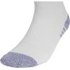 imageadidas unisex 3stripe Hoop Soccer Socks 1pair With Arch Compression for a Secure FitLight Grey 2White