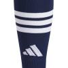 imageadidas unisex 3stripe Hoop Soccer Socks 1pair With Arch Compression for a Secure FitNavy Blue 2White