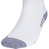 imageadidas unisex 3stripe Hoop Soccer Socks 1pair With Arch Compression for a Secure FitWhite 2Black