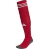 imageadidas unisex 3stripe Hoop Soccer Socks 1pair With Arch Compression for a Secure FitTeam Power Red 2White