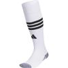 imageadidas unisex 3stripe Hoop Soccer Socks 1pair With Arch Compression for a Secure FitWhite 2Black