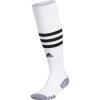 imageadidas unisex 3stripe Hoop Soccer Socks 1pair With Arch Compression for a Secure FitWhiteBlack