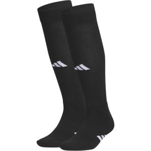 imageadidas Unisex Rivalry Sports Socks 2 Pairs Multisport OvertheCalf2BlackWhite