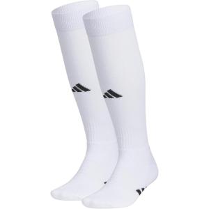 imageadidas Unisex Rivalry Sports Socks 2 Pairs Multisport OvertheCalf2WhiteBlack