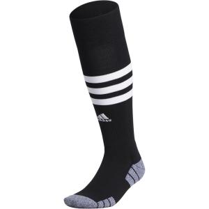 imageadidas unisex 3stripe Hoop Soccer Socks 1pair With Arch Compression for a Secure FitBlackWhite