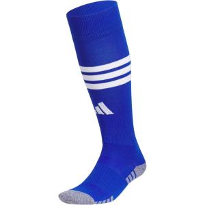 imageadidas unisex 3stripe Hoop Soccer Socks 1pair With Arch Compression for a Secure FitRoyal Blue 2White