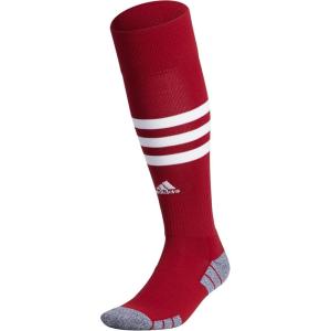 imageadidas unisex 3stripe Hoop Soccer Socks 1pair With Arch Compression for a Secure FitTeam Power RedWhite