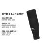 imageadidas Unisex Metro Soccer Socks or Calf Sleeves 1 Pair OvertheCalfBlackWhiteCalf Sleeve