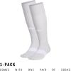 imageadidas Unisex Metro Soccer Socks or Calf Sleeves 1 Pair OvertheCalfTeam Light GreyWhiteSock