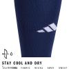 imageadidas Unisex Metro Soccer Socks or Calf Sleeves 1 Pair OvertheCalfTeam Navy BlueClear GreyWhiteSock