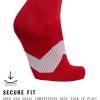 imageadidas Unisex Metro Soccer Socks or Calf Sleeves 1 Pair OvertheCalfTeam Power RedClear GreyWhiteSock