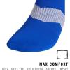 imageadidas Unisex Metro Soccer Socks or Calf Sleeves 1 Pair OvertheCalfTeam Royal BlueClear GreyWhiteSock