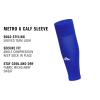 imageadidas Unisex Metro Soccer Socks or Calf Sleeves 1 Pair OvertheCalfTeam Royal BlueWhiteCalf Sleeve