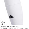 imageadidas Unisex Rivalry Soccer Socks 2 Pairs OvertheCalf1WhiteBlack