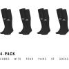 imageadidas Unisex Rivalry Soccer Socks 2 Pairs OvertheCalf2BlackWhite