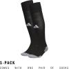 imageadidas Unisex Team Speed Soccer Socks Or Calf Sleeves 1 Pair OverthecalfBlackWhite20