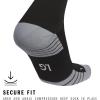 imageadidas Unisex Team Speed Soccer Socks Or Calf Sleeves 1 Pair OverthecalfBlackWhite20