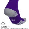 imageadidas Unisex Team Speed Soccer Socks Or Calf Sleeves 1 Pair OverthecalfCollegiate PurpleWhite20