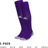 imageadidas Unisex Team Speed Soccer Socks Or Calf Sleeves 1 Pair OverthecalfCollegiate PurpleWhite20