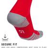 imageadidas Unisex Team Speed Soccer Socks Or Calf Sleeves 1 Pair OverthecalfPower RedWhite20