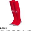 imageadidas Unisex Team Speed Soccer Socks Or Calf Sleeves 1 Pair OverthecalfPower RedWhite20