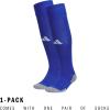 imageadidas Unisex Team Speed Soccer Socks Or Calf Sleeves 1 Pair OverthecalfRoyal BlueWhite20