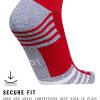 imageadidas Unisex Team Speed Soccer Socks Or Calf Sleeves 1 Pair OverthecalfTeam Power RedWhite