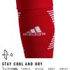 imageadidas Unisex Team Speed Soccer Socks Or Calf Sleeves 1 Pair OverthecalfTeam Power RedWhite