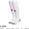 imageadidas Unisex Team Speed Soccer Socks Or Calf Sleeves 1 Pair OverthecalfWhitePower Red20