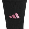 imageadidas unisexadult 5star Team Sports Silicone Grip Crew Socks 1 PairBlackEasy Pink