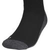 imageadidas unisexadult 5star Team Sports Silicone Grip Crew Socks 1 PairBlackOnix GreyWhite