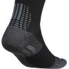 imageadidas unisexadult 5star Team Sports Silicone Grip Crew Socks 1 PairBlackOnix GreyWhite