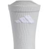 imageadidas unisexadult 5star Team Sports Silicone Grip Crew Socks 1 PairTeam Light GreyOnix GreyWhite