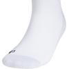imageadidas unisexadult 5star Team Sports Silicone Grip Crew Socks 1 PairWhiteBlack