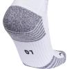 imageadidas unisexadult 5star Team Sports Silicone Grip Crew Socks 1 PairWhiteBlack2