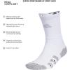 imageadidas unisexadult 5star Team Sports Silicone Grip Crew Socks 1 PairWhiteBlackClear Grey