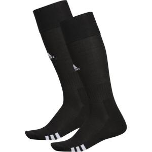 imageadidas Unisex Rivalry Soccer Socks 2 Pairs OvertheCalf1BlackWhite