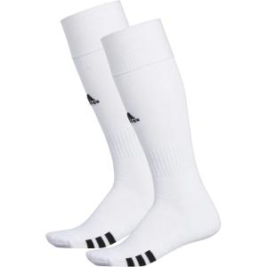 imageadidas Unisex Rivalry Soccer Socks 2 Pairs OvertheCalf1WhiteBlack