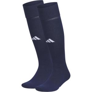 imageadidas Unisex Rivalry Soccer Socks 2 Pairs OvertheCalf2Team Navy Blue 2White