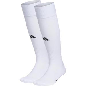 imageadidas Unisex Rivalry Soccer Socks 2 Pairs OvertheCalf2WhiteBlack