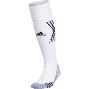 imageadidas Unisex Team Speed Soccer Socks Or Calf Sleeves 1 Pair OverthecalfWhiteTeam Navy Blue