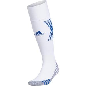 imageadidas Unisex Team Speed Soccer Socks Or Calf Sleeves 1 Pair OverthecalfWhiteTeam Royal Blue