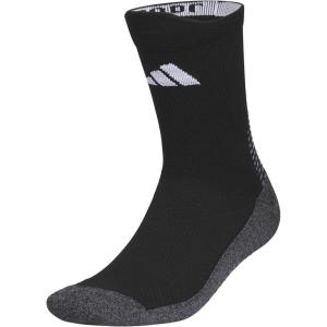 imageadidas unisexadult 5star Team Sports Silicone Grip Crew Socks 1 PairBlackOnix GreyWhite